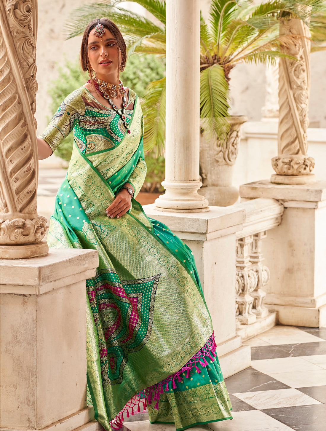 Woven Design Zari Pure Silk Banarasi Saree