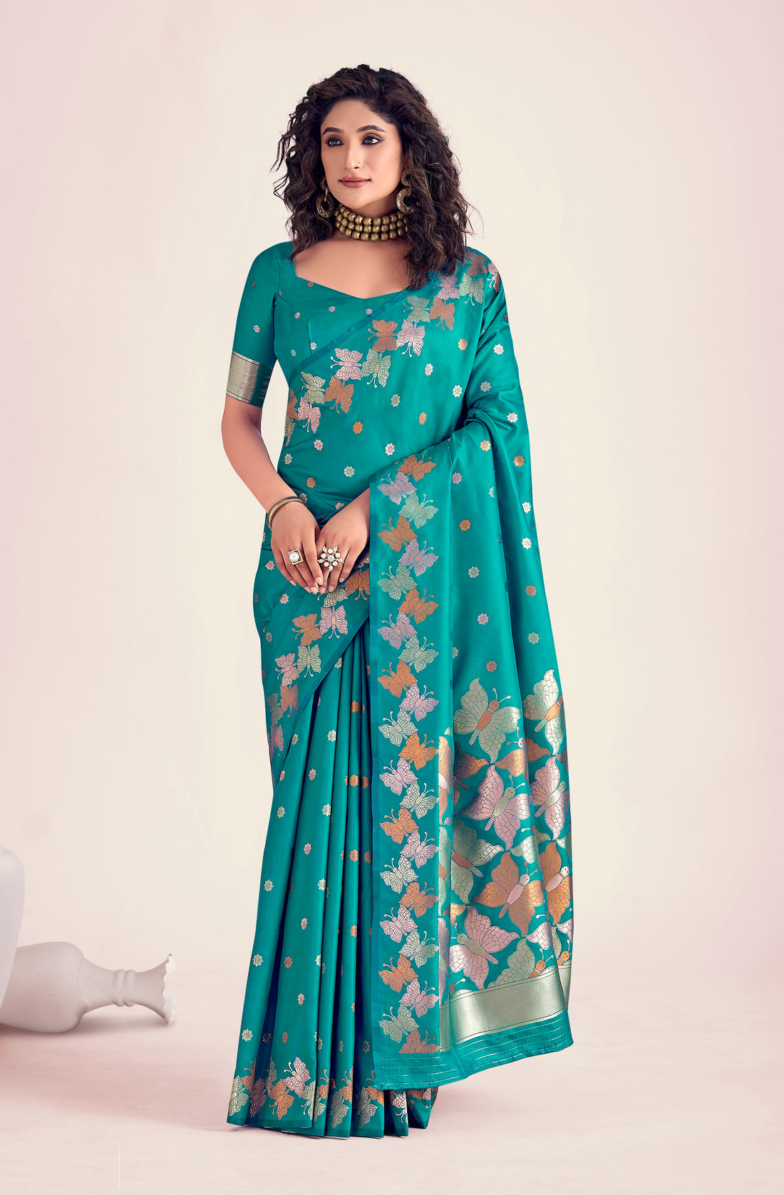 Woven Design Zari Pure Silk Banarasi Saree