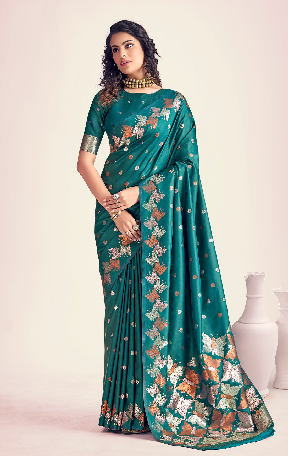 Woven Design Zari Pure Silk Banarasi Saree