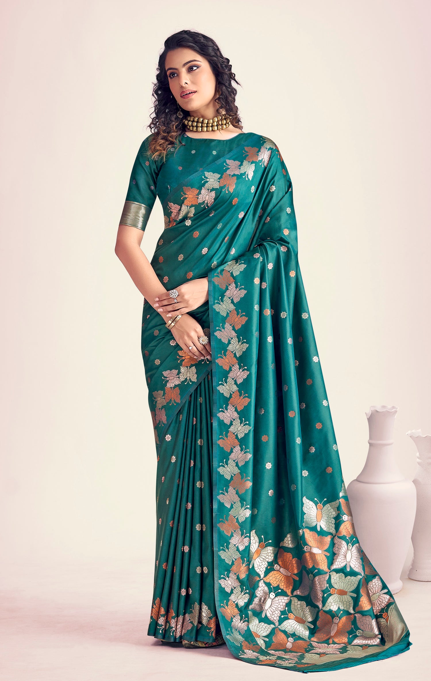 Woven Design Zari Pure Silk Banarasi Saree