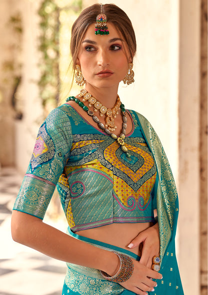 Woven Design Zari Pure Silk Banarasi Saree